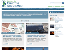 Tablet Screenshot of foreffectivegov.org